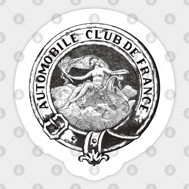 Automobile Club de France Sticker by AlexBook